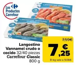 Carrefour - Langostino Vannamei Crudo O Cocido Classic - Langostino Vannamei Crudo O Cocido 