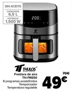 Thulos - Freidora De Aire TH-FR650