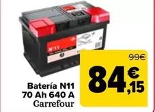 Carrefour - Batería N11 70 Ah 640 A