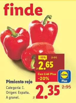 Pimiento Rojo