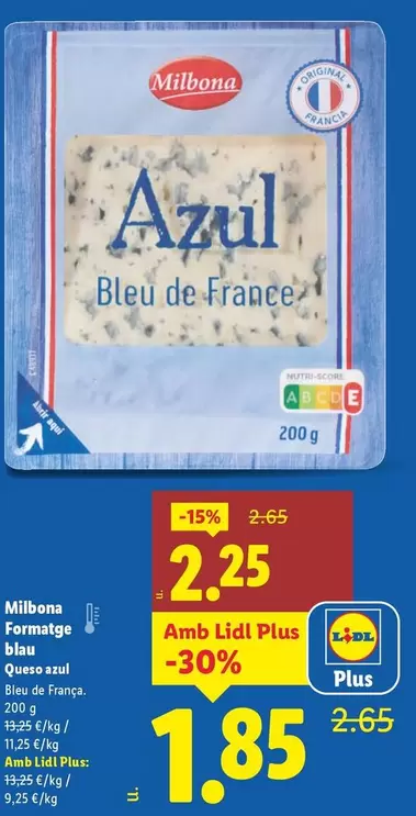 Milbona - Queso Azul