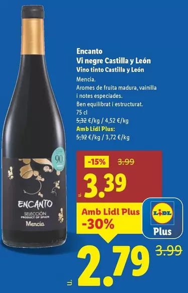 Encanto - Vino Tinto Castilla Y León