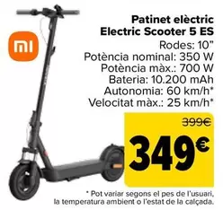 Xiaomi - Patinete Electrico Scooter 5 ES
