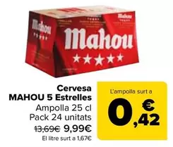 Mahou - Cerveza 5 Estrellas