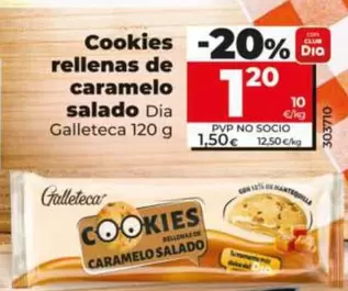 Dia - Cookies rellenas de caramelo salado