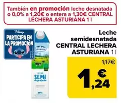 Central Lechera Asturiana - Leche Semidesnatada