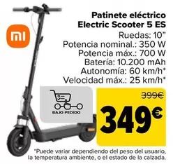 Xiaomi - Patinete Electrico Scooter 5 ES