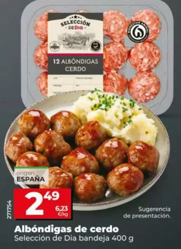 Seleccion De Dia - Albóndigas De Cerdo