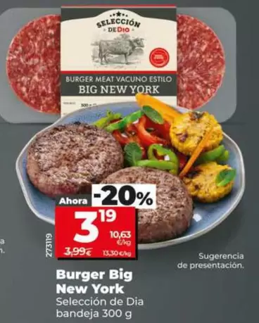 Seleccion De Dia - Burger Big New York  