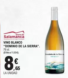 Salamanca - Vino Blanco "Dominio De La Sierra"