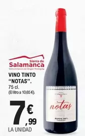 Salamanca - Vino Tinto "Notas"
