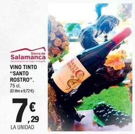 Salamanca - Vino Tinto "Santo Rostro"