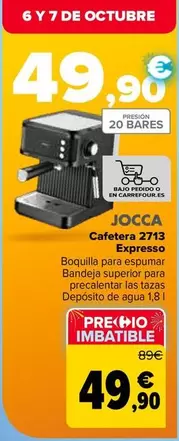 Jocca - Cafetera 2713 Expresso