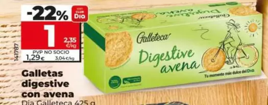 Dia Galleteca - Galletas Digestive Con Avena 