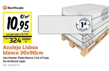 Blanco - Azulejo  30x90cm