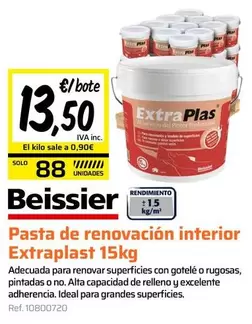 Beissier - Pasta De Renovacion Interior Extraplast