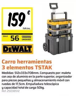 Solo - Carro Herramientas 3 Elementos