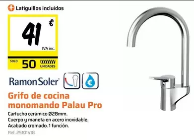 Solo - Ramon Grifo De Cocina Monomando Palau Pro