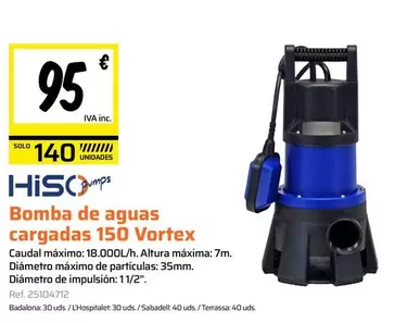 Solo - Bomba De Aguas Cargadas 150 Vortex