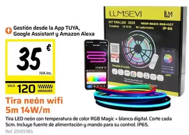 Google - Tira Neon Wifi 5m 14w/m