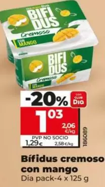 Dia - Bifidus Cremoso Con Mango 