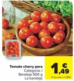 Tomate Cherry Pera