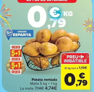 origen - Patata Rentada