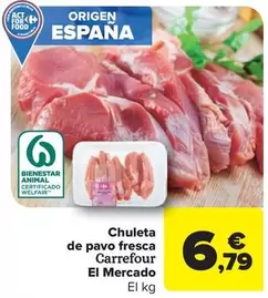 carrefour - Chuleta De Pavo Fresca El Mercado