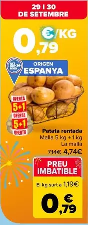 Patata Lavada