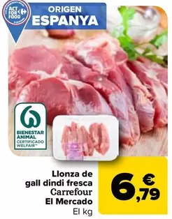 Carrefour - Chuleta De Pavo Fresca Carrefour El Mercado