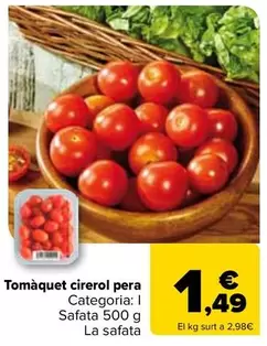 Tomate Cherry Pera