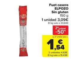 elpozo - Fuet Casero Sin Gluten