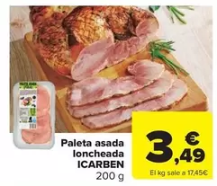 Paleta asada loncheada