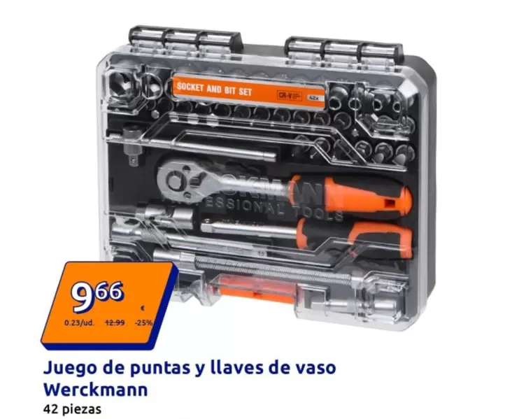 Werckmann - Juego De Puntas Y Llaves De Vaso