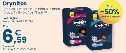 DryNites - Panales Jumbo Nino O Niña