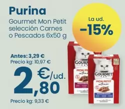Purina - Gourmet Mon Petit Seleccion Carnes O Pescados