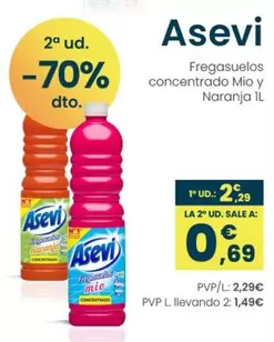 Asevi - Fregasuelos Concentrado Mio Y Naranja