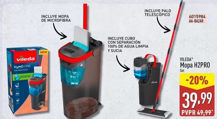 Vileda - Mopa H2Pro