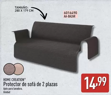 Home Creation - Protector De Sofa De 2 Plazas
