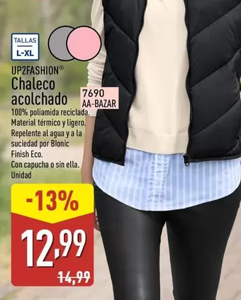 Up2fashion - Chaleco Acolchado