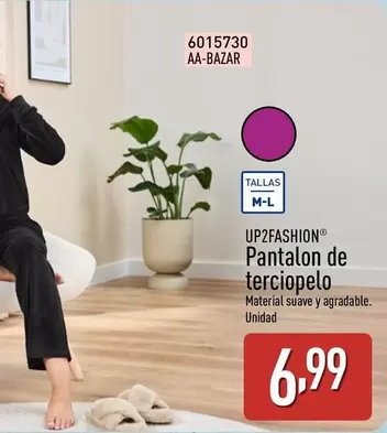 Up2fashion - Pantalon De Terciopelo