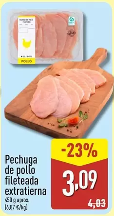 Pechuga De Pollo Fileteada Extratierna