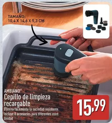 Ambiano - Cepillo De Limpieza Recargable