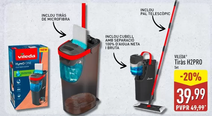Vileda - Tiras H2pro