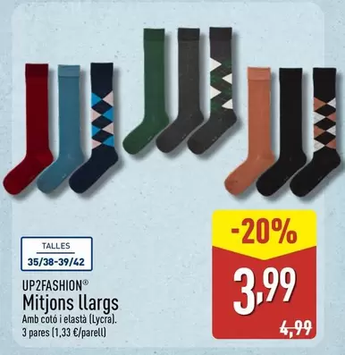 Up2fashion - Mitjons Llargs