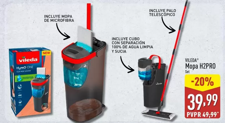 Vileda - Mopa H2PRO