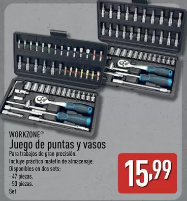 Workzone - Juego De Puntas Y Vasos