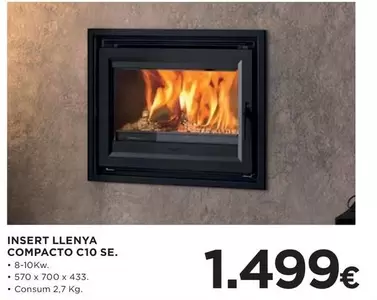 Consum - Insert Llenya Compacto C10 Se.