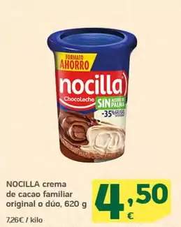 Nocilla - Crema De Cacao Familiar Original O Dúo