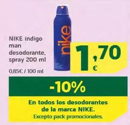 Nike - Indigo Man Desodorante Spray 
